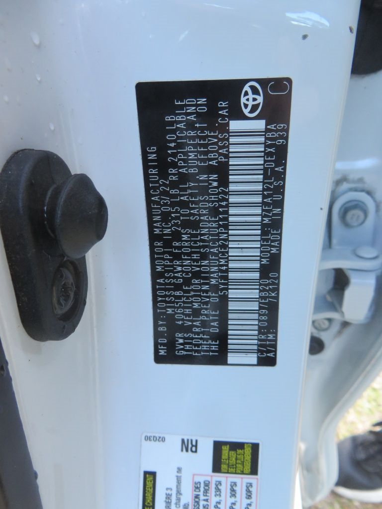 Toyota Corolla  2022