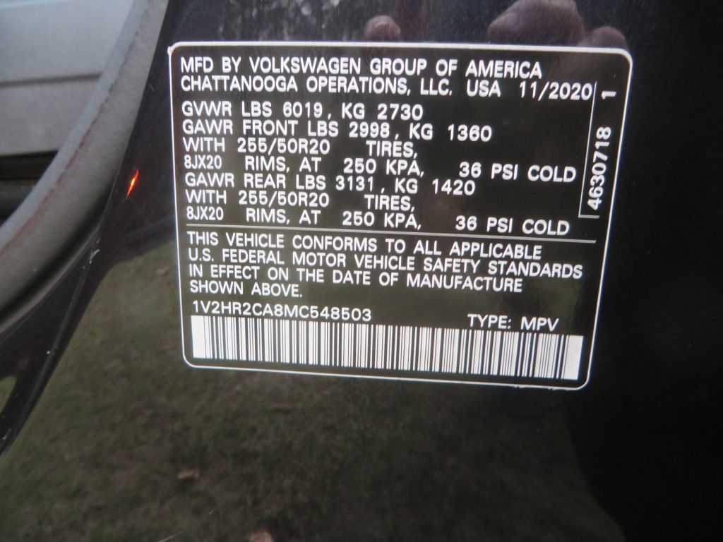 Volkswagen Atlas SE 2021