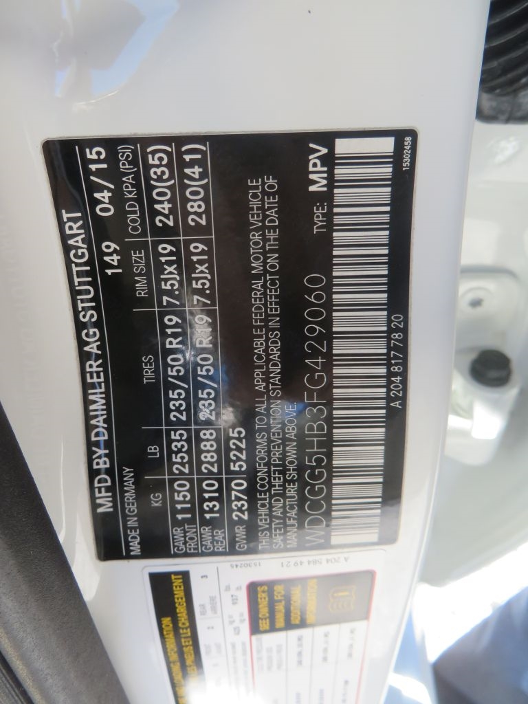 Mercedes-Benz GLK-Class  2015