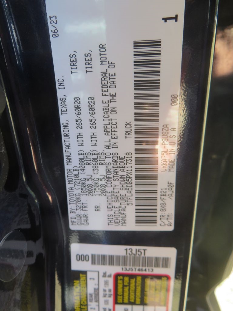 Toyota Tundra 4WD  2023