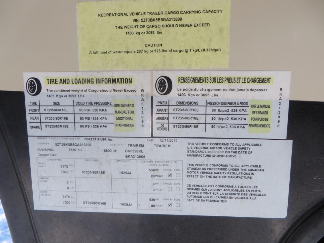 Forest River Brookstone  2016