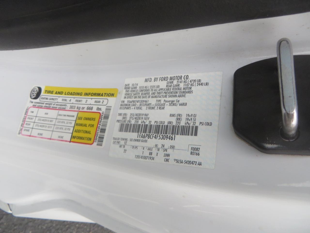 Ford Mustang 2dr Fastback GT 2015
