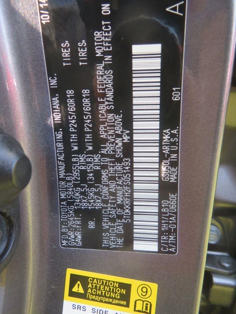 Toyota Highlander XLE 2015
