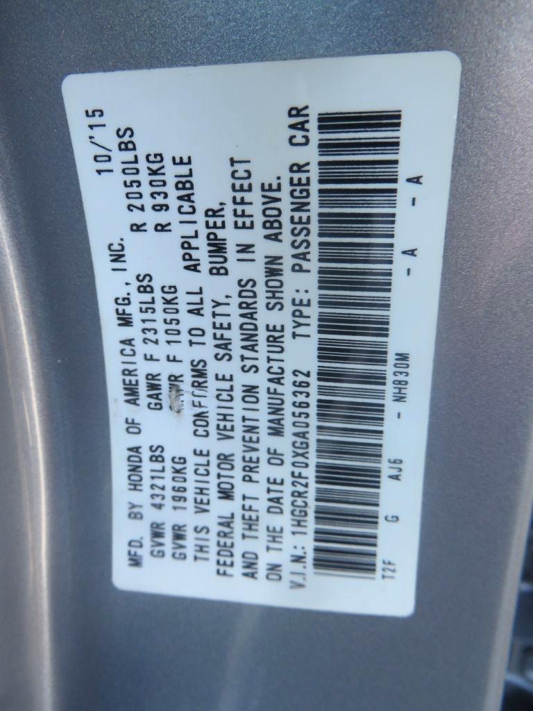 Honda Accord Sedan  2016
