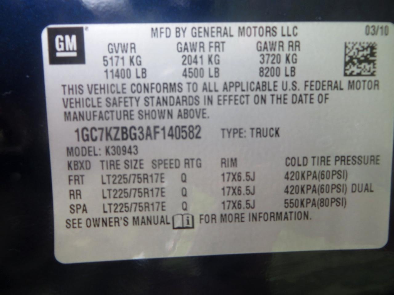 Chevrolet Silverado 3500HD 4WD Crew Cab 167" DRW Work Truck 2010