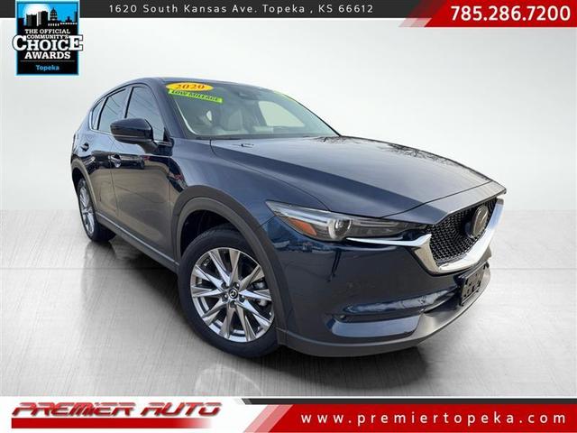 Dark Blue 2020 Mazda CX-5 Grand Touring Reserve AWD SUV / Crossover All-Wheel Drive Automatic