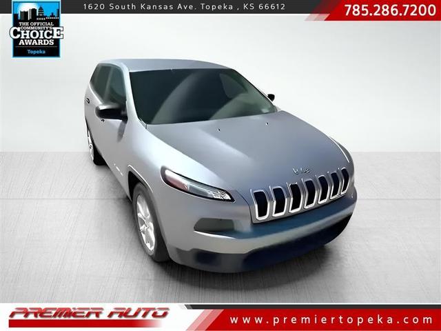 Silver 2014 Jeep Cherokee Sport FWD SUV / Crossover Front-Wheel Drive Automatic