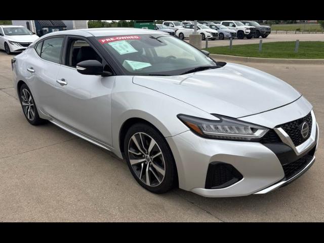 Silver 2020 Nissan Maxima SV FWD Sedan Front-Wheel Drive Continuously Variable Transmission