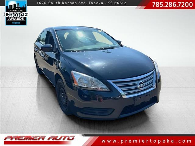 Black 2015 Nissan Sentra SV Sedan Front-Wheel Drive Automatic