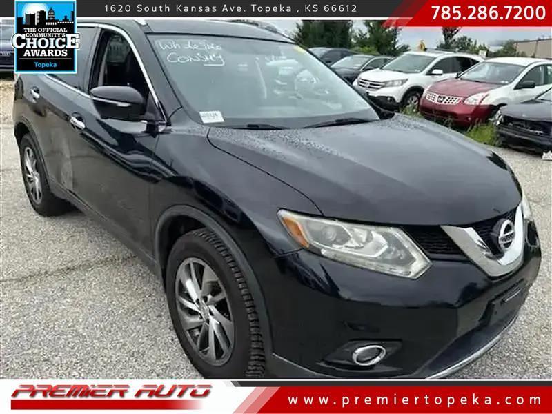 Black 2014 Nissan Rogue SUV / Crossover All-Wheel Drive Automatic