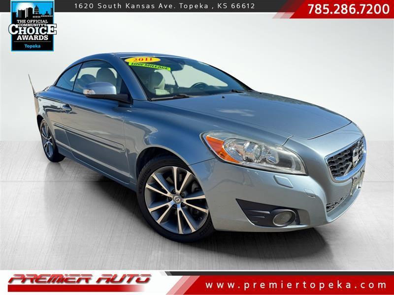 Light Blue 2011 Volvo C70 Convertible Front-Wheel Drive Automatic