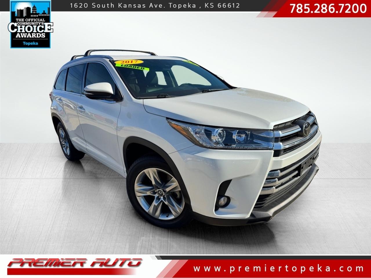 2017 Toyota Highlander Limited FWD V6
