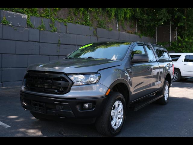 Gray 2021 Ford Ranger Pickup Truck Four-Wheel Drive Automatic
