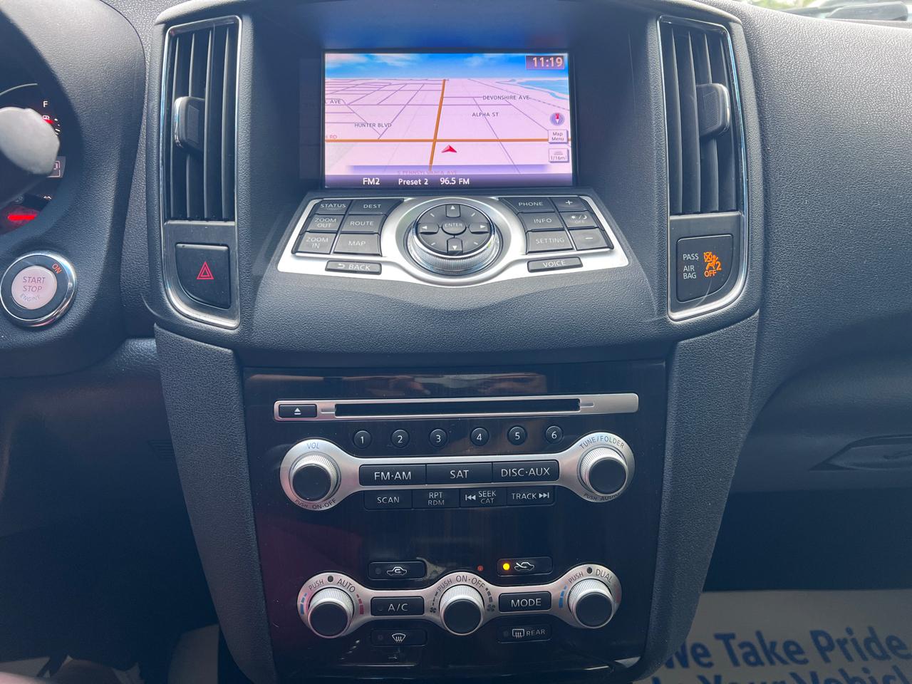 Nissan Maxima 4dr Sdn 3.5 SV w/Premium Pkg 2013