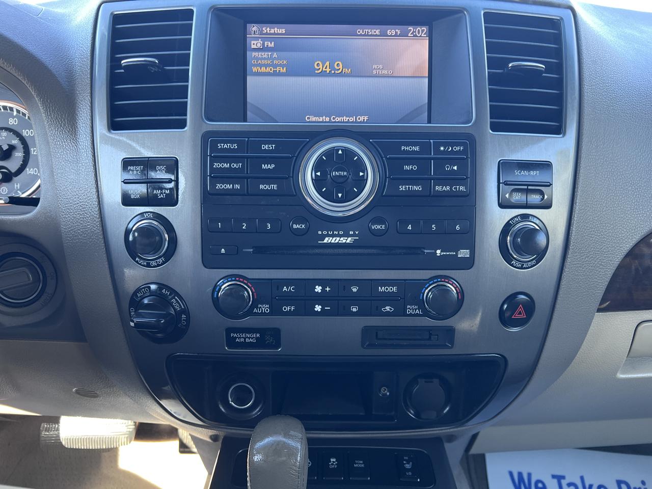 Nissan Armada 4WD 4dr Platinum 2012