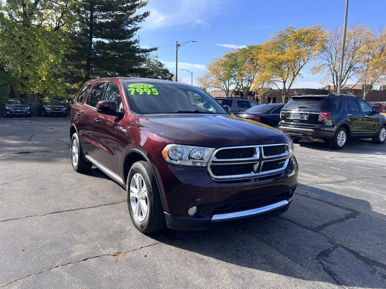 Dodge Durango AWD 4dr SXT 2012