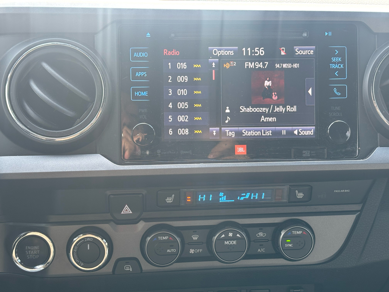 Toyota Tacoma SR5 Double Cab Long Bed V6 6AT 4WD 2019