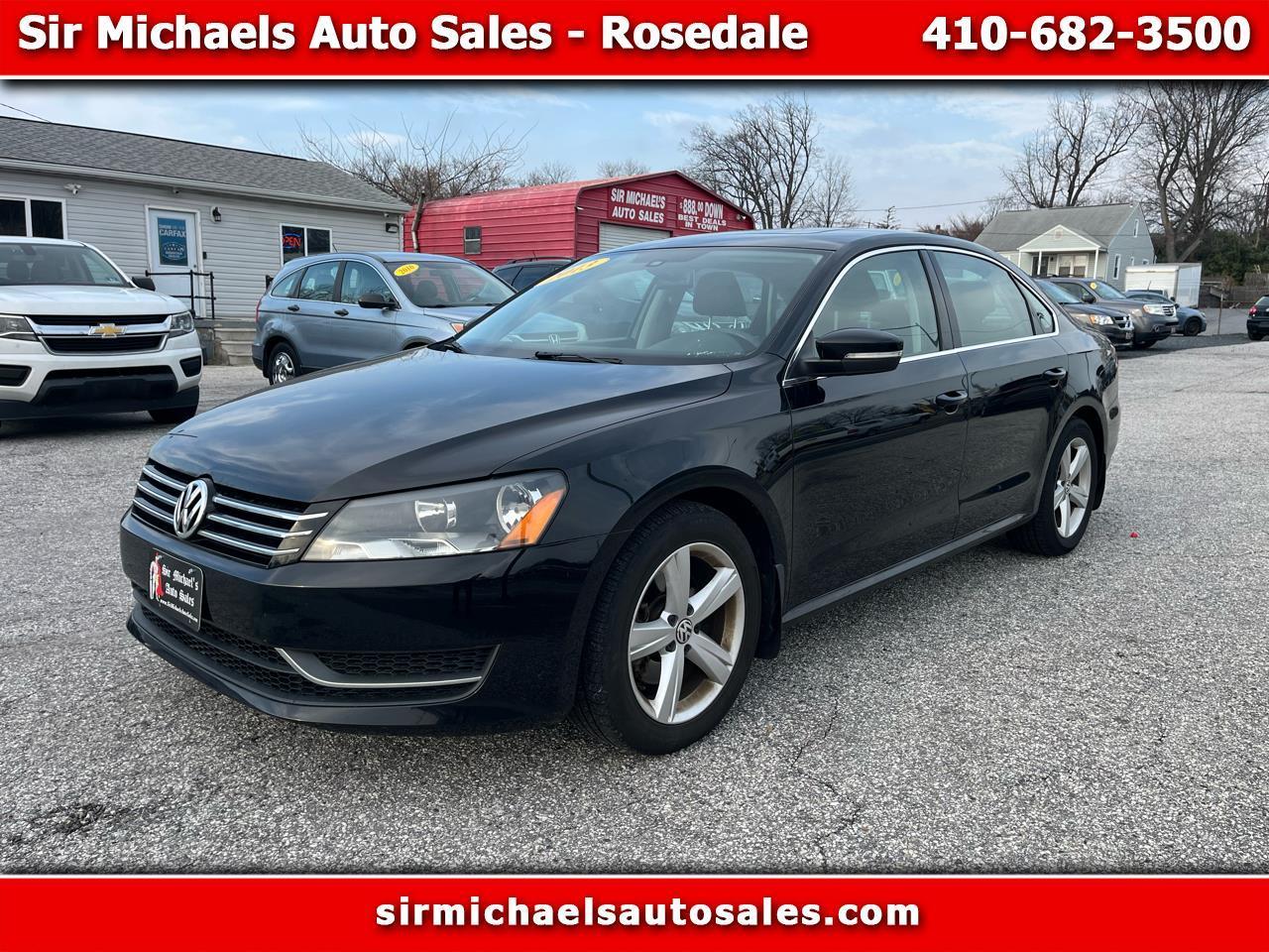 2013 Volkswagen Passat SE 4D Sedan