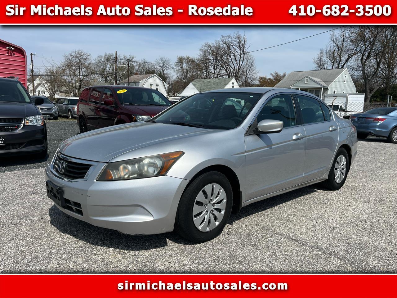 2009 Honda Accord Sdn 4dr Sedan LX Auto