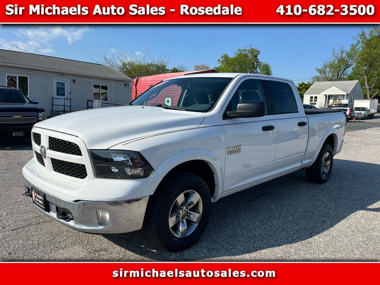 2015 RAM 1500 Outdoorsman 4x4 Crew Cab 6'4" Box