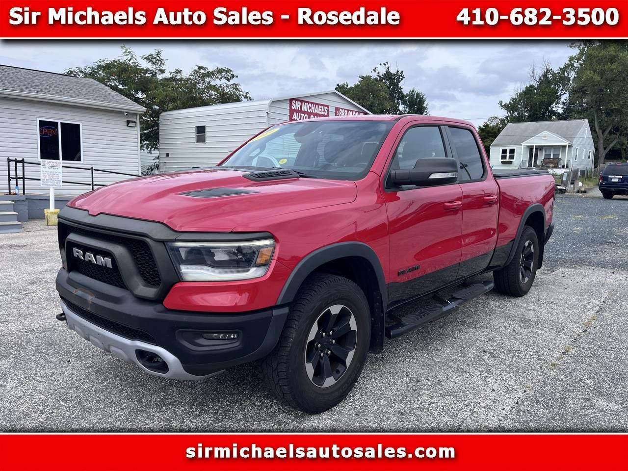 2019 RAM 1500 Rebel 4x4 Quad Cab