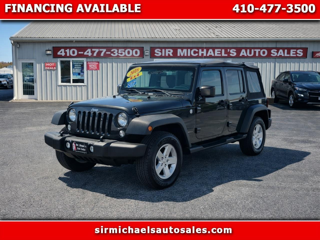 2016 Jeep Wrangler 4WD 4dr Sport