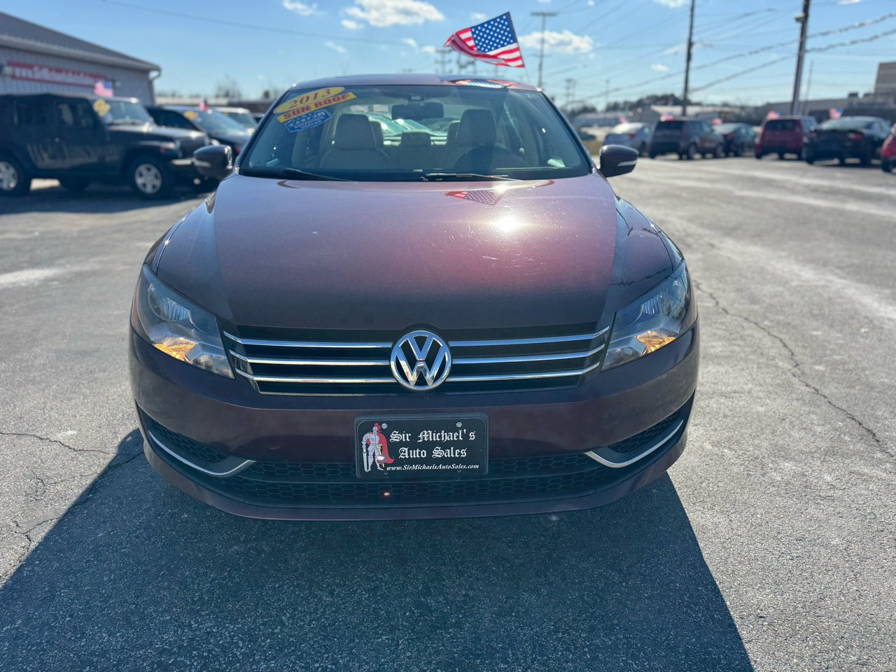 Volkswagen Passat 4dr Sdn 2.5L Auto SE w/Sunroof 2013