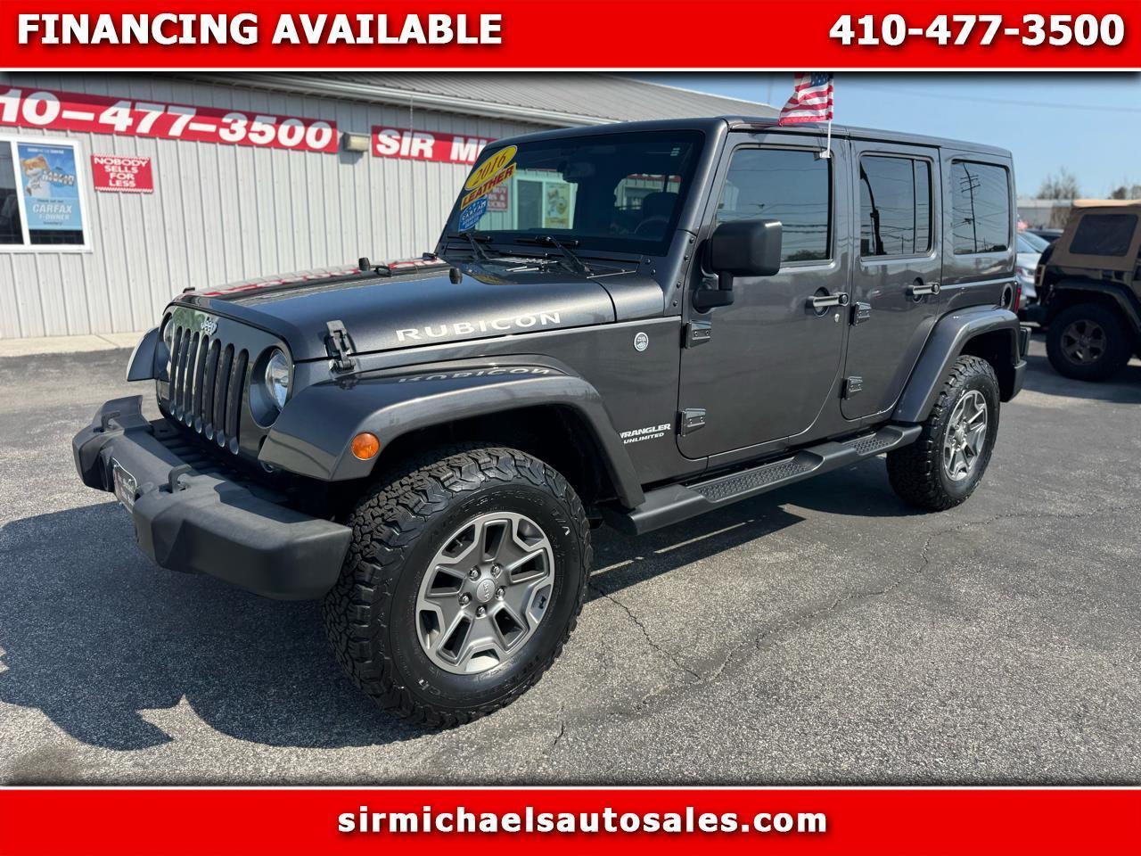 2016 Jeep Wrangler Unlimited 4WD 4dr Rubicon