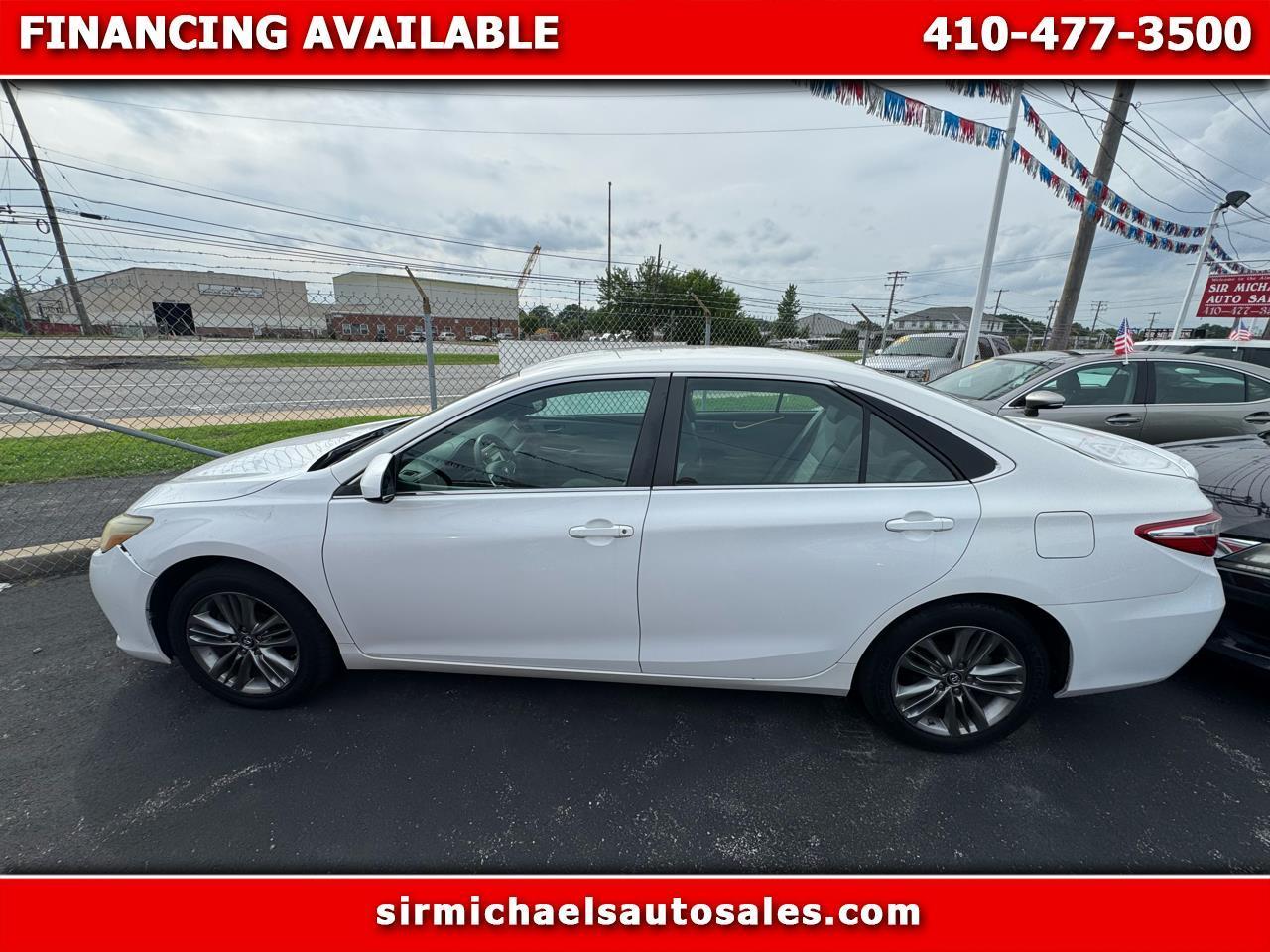 Toyota Camry 4dr Sdn I4 Auto SE w/Special Edition Pkg (Natl) 2016