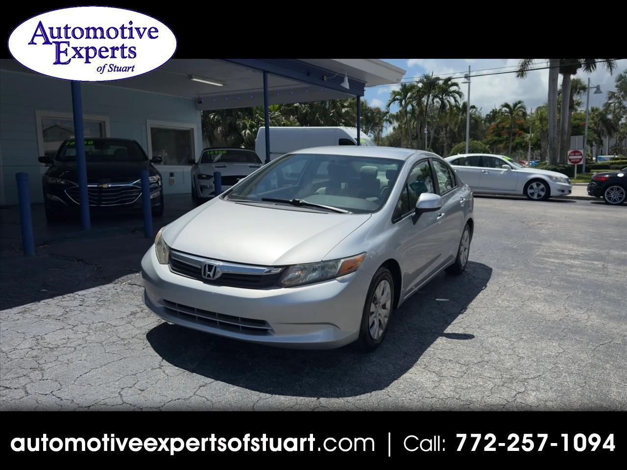 2012 Honda Civic LX Sedan 5-Speed AT