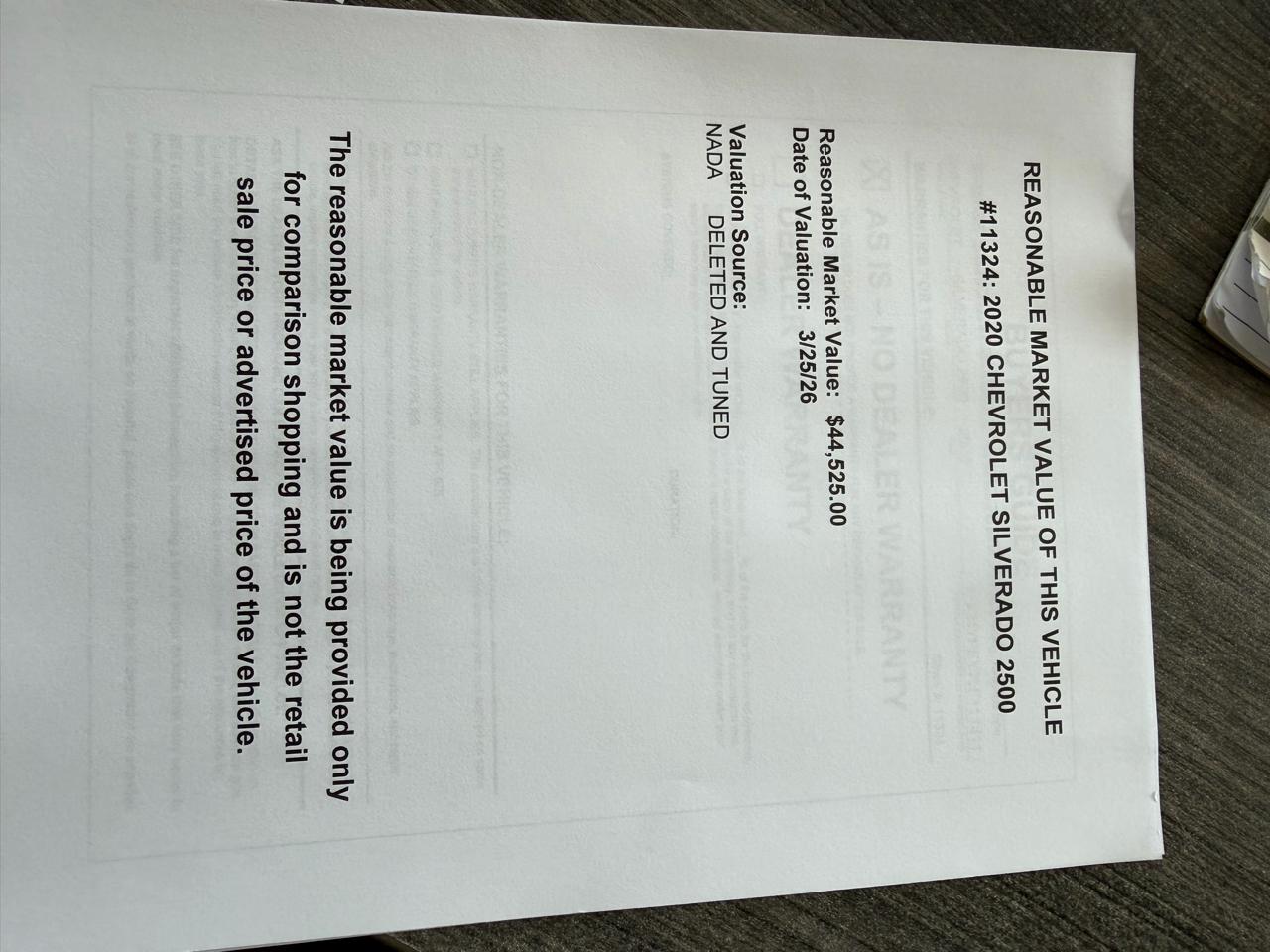 Chevrolet Silverado 2500HD 4WD Crew Cab 153" LTZ 2020