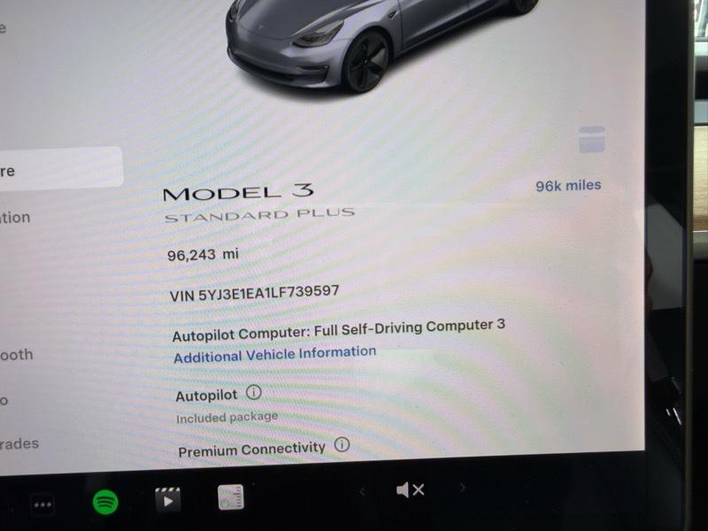 Tesla Model 3 Standard Range Plus 2020