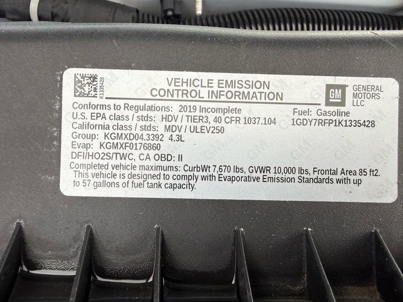 GMC Savana G3500 139 in 2019