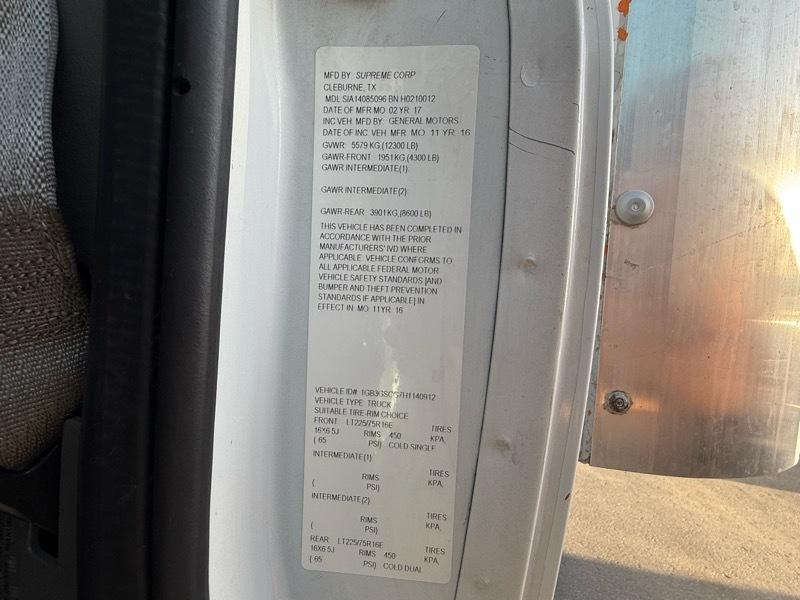 Chevrolet Express G3500 159" 2017