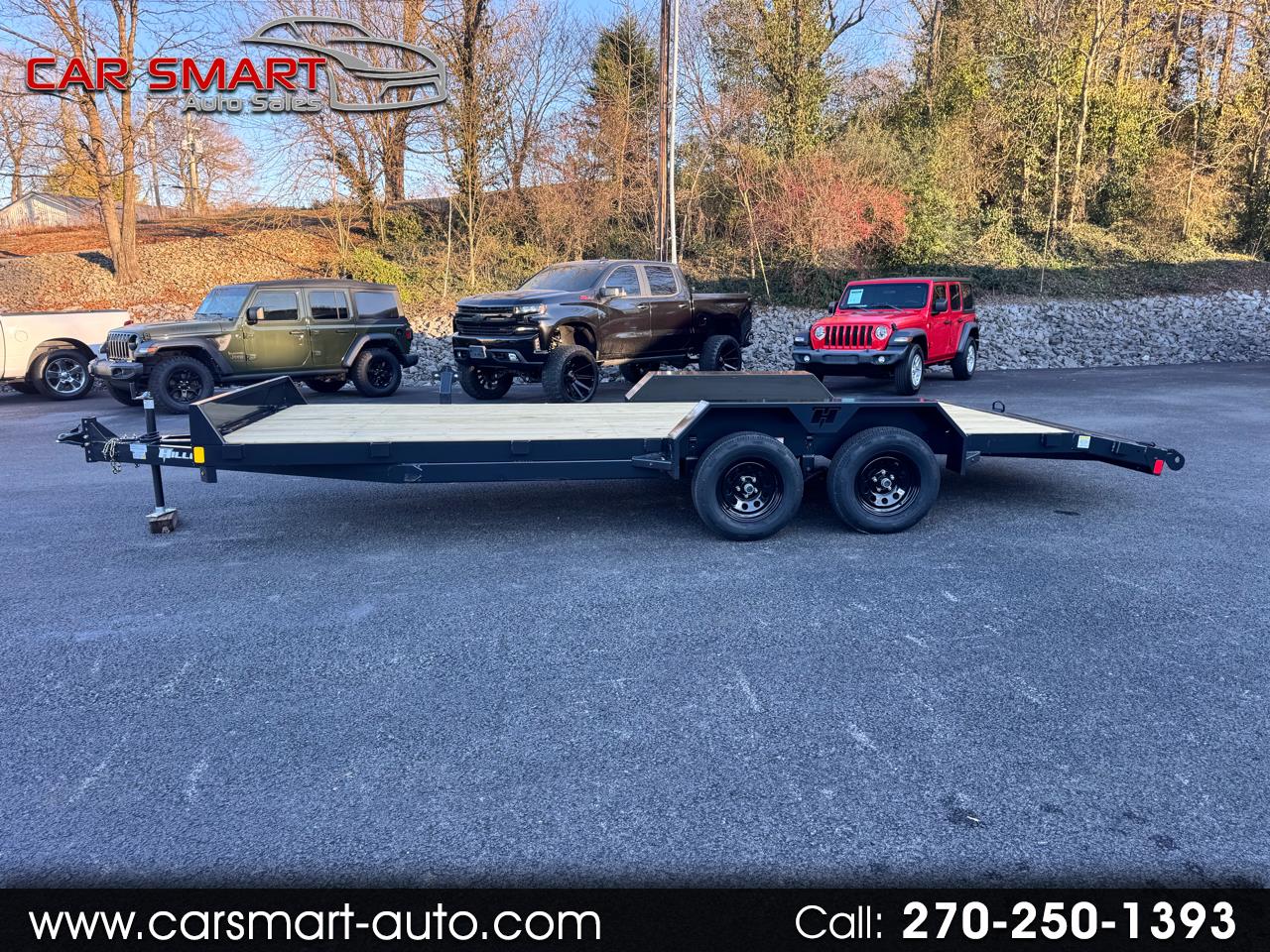 2026 Hillcrest Trailers 7K Car Hauler 18+2 Slide out ramps