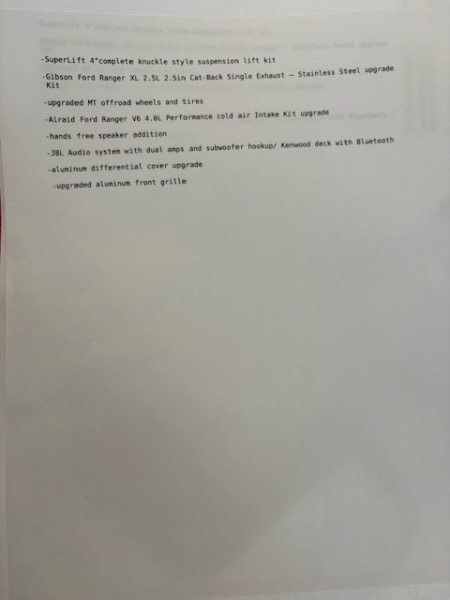 Ford Ranger XLT SuperCab 4.0 Flareside w/Off-Road 4WD 2001