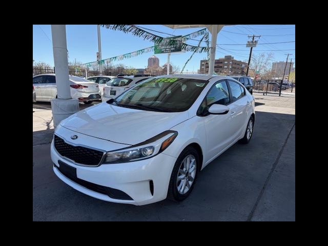 White 2017 Kia Forte LX Sedan Front-Wheel Drive Automatic