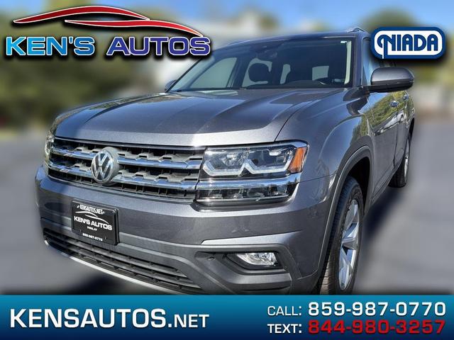 Gray 2018 Volkswagen Atlas 2.0T SE with Technology SUV / Crossover Front-Wheel Drive 8-Speed Automatic