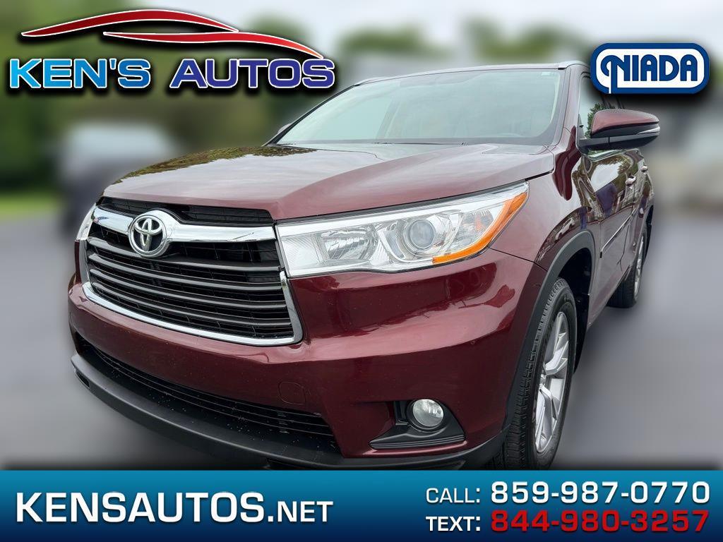 2014 Toyota Highlander AWD 4dr V6 XLE (Natl)