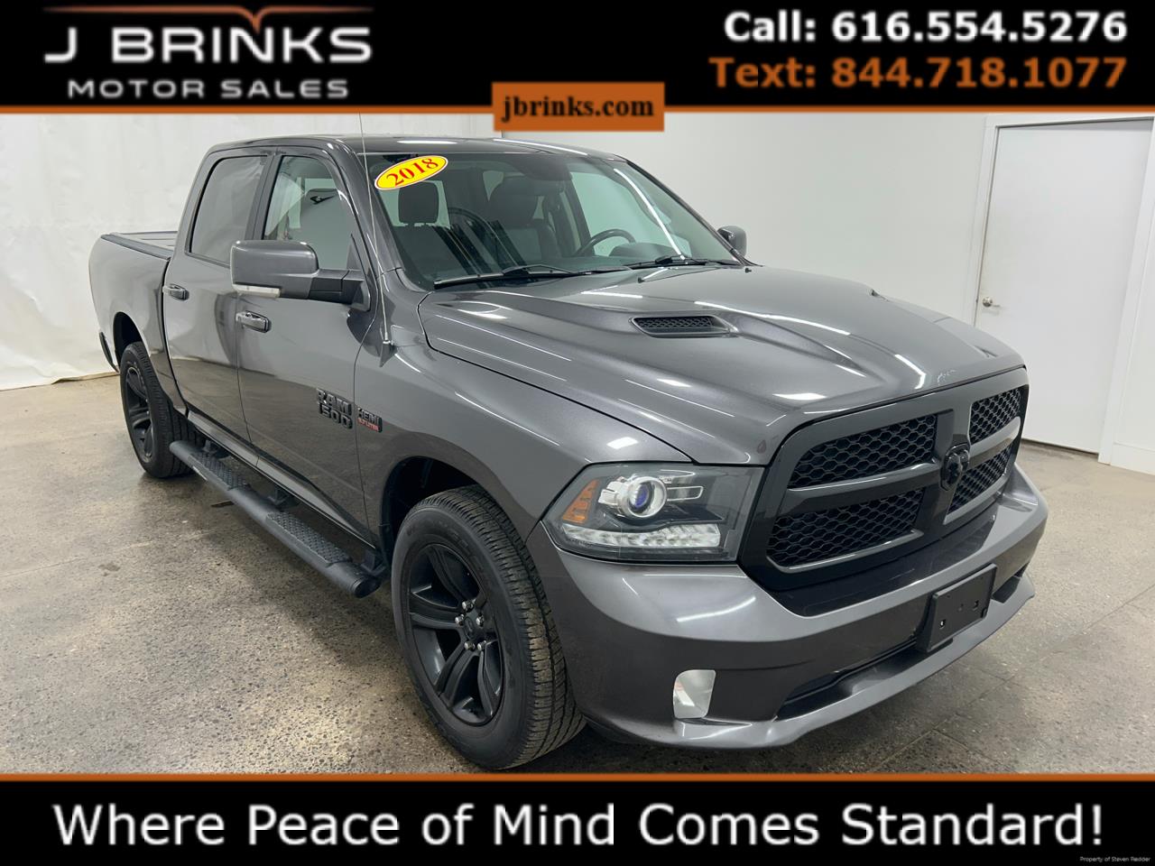 2018 RAM 1500 SPORT CREW CAB