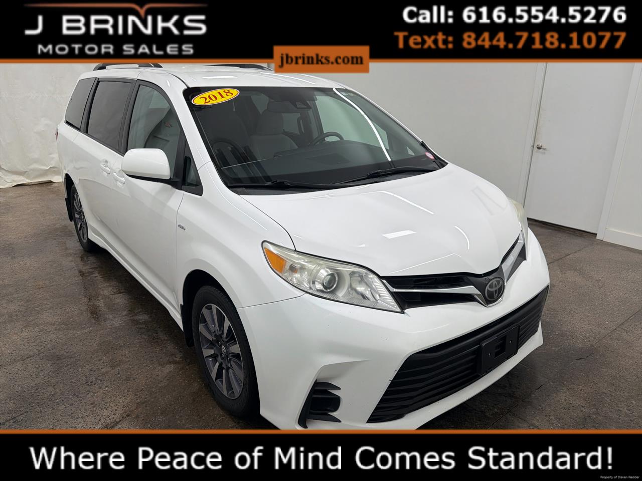 2018 Toyota Sienna LE 7 PASSENGER