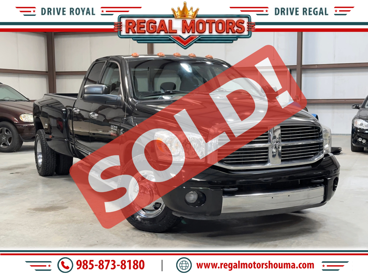 2008 Dodge Ram 3500 Laramie Quad Cab LWB 2WD DRW