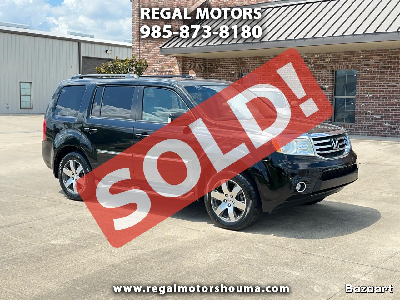 2012 Honda Pilot Touring 2WD 5-Spd AT with DVD