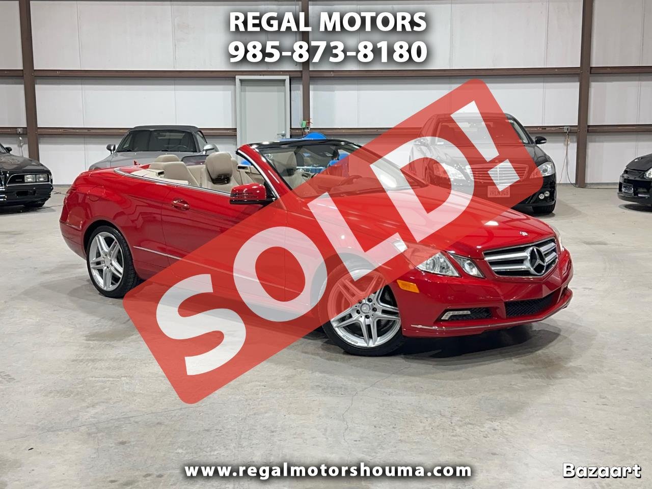 2011 Mercedes-Benz E-Class E350 Cabriolet