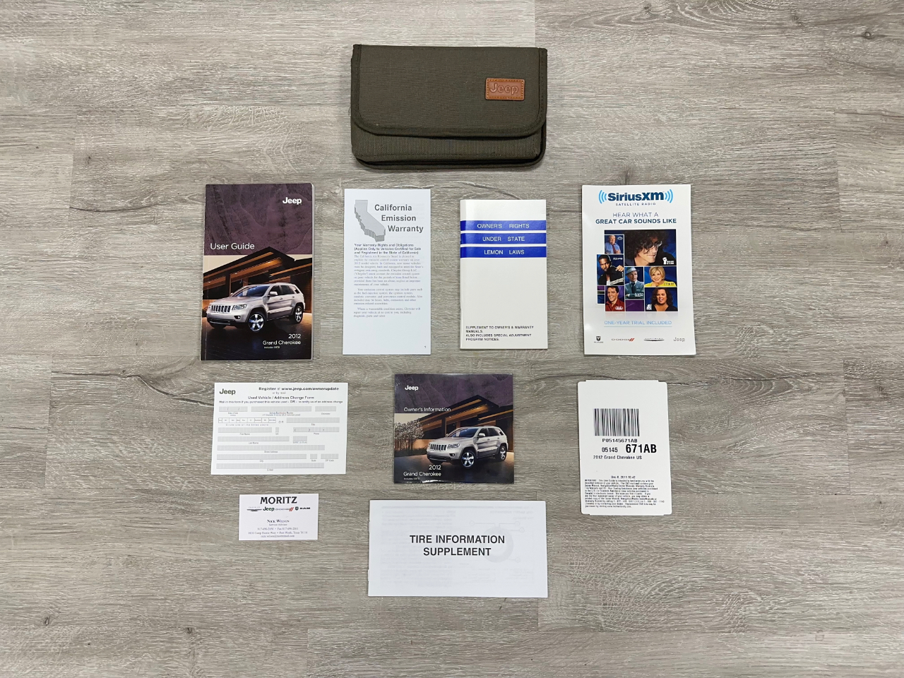 Jeep Grand Cherokee Overland 2WD 2012