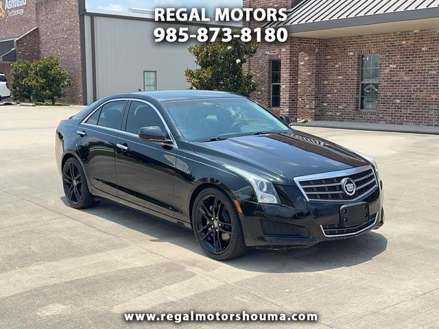 Black 2013 Cadillac ATS Sedan Rear-Wheel Drive 6-Speed Automatic