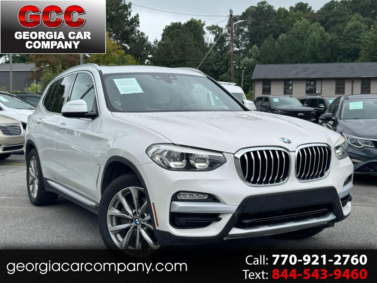 2019 BMW X3 sDrive30i Sports Activity Vehicle