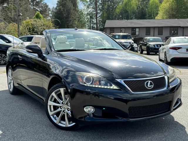 OBSIDIAN BLACK 2013 Lexus IS 250C Convertible RWD Convertible Rear-Wheel Drive Automatic