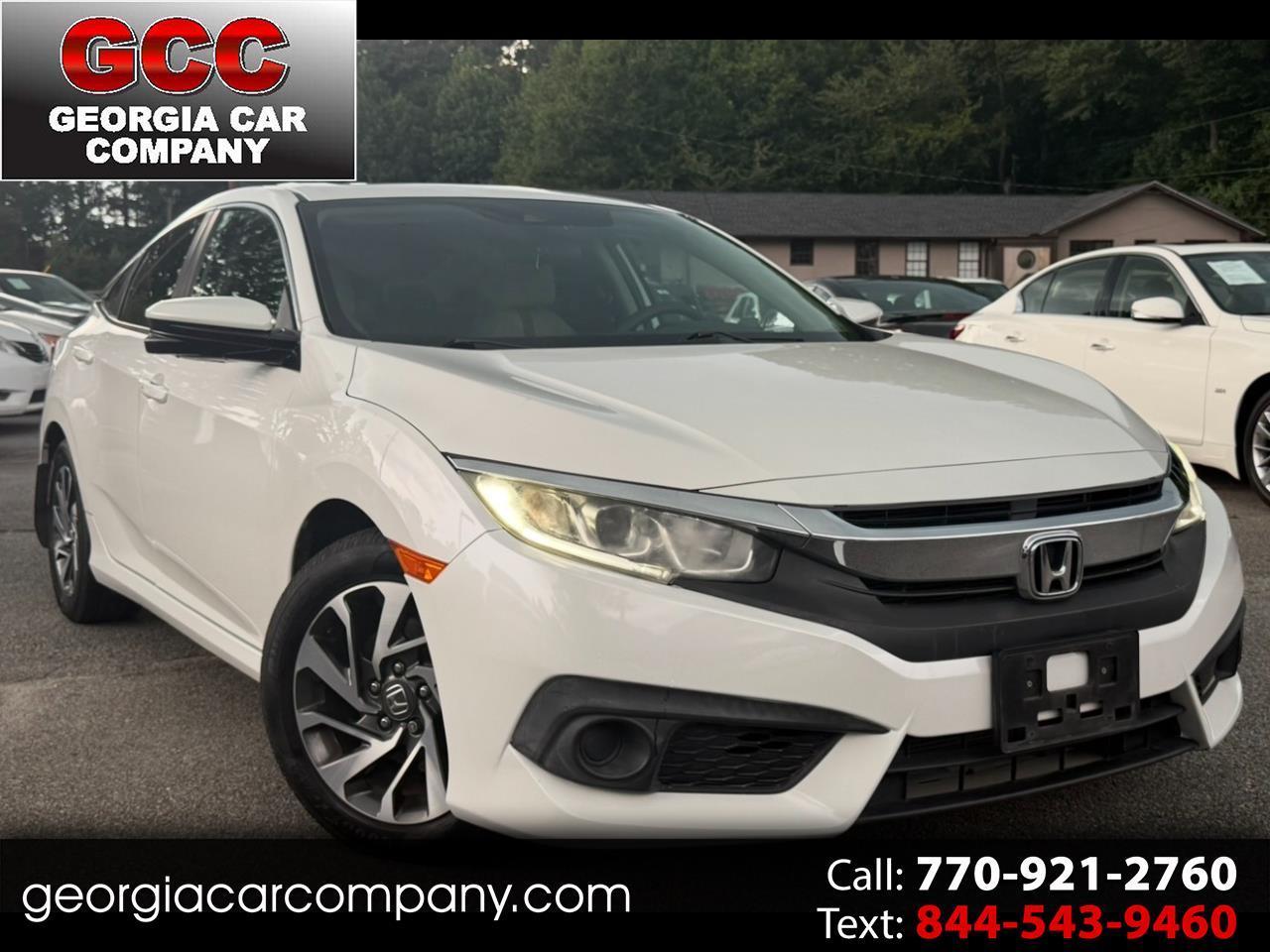 Honda Civic Sedan 4dr CVT EX w/Honda Sensing 2016