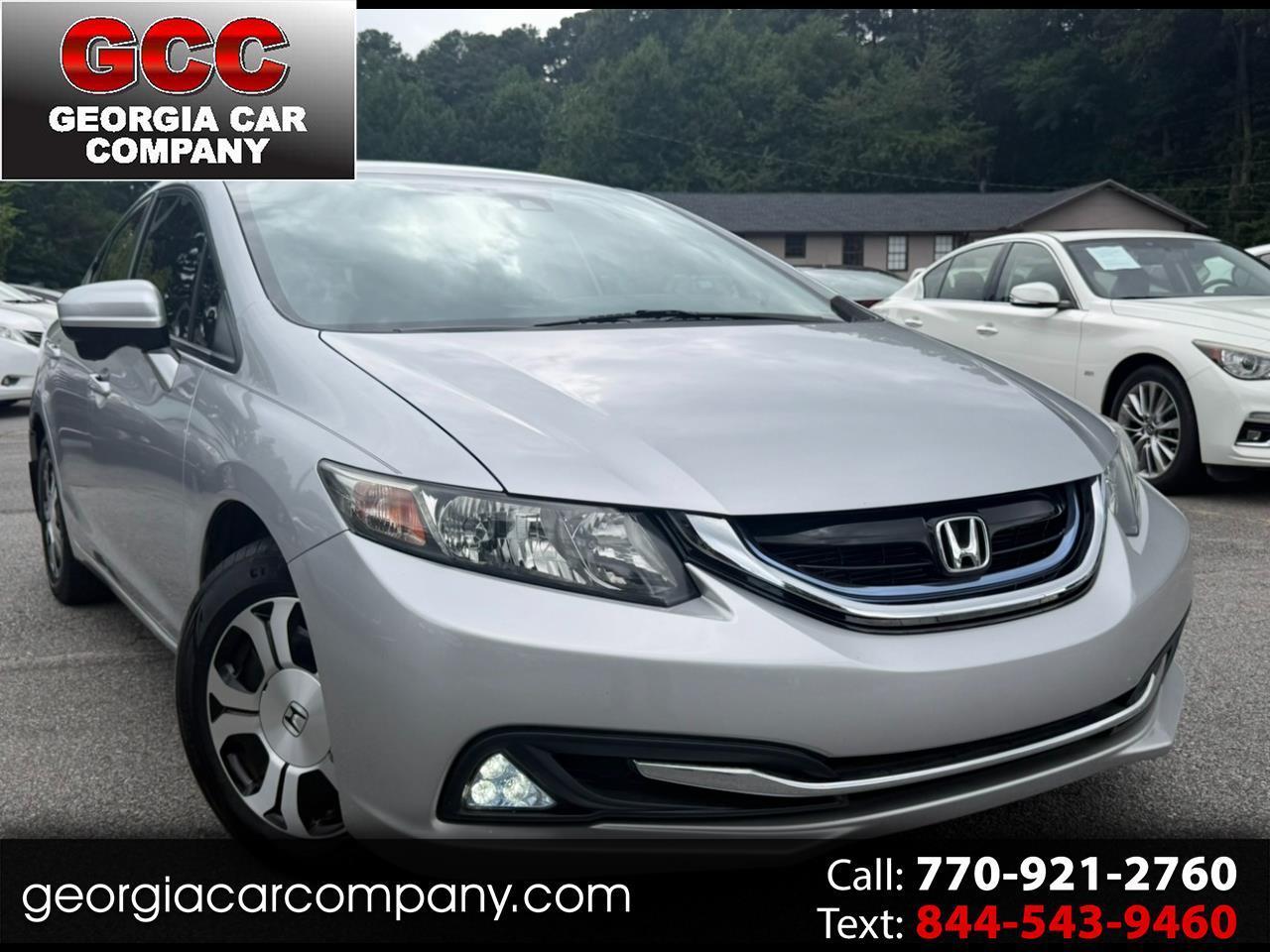 2015 Honda Civic Hybrid 4dr Sdn L4 CVT w/Navi & Leather